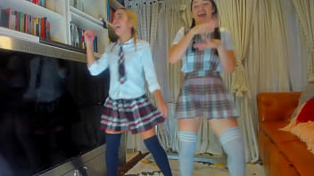 sexy school girl dance