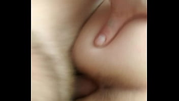 gaping pussy filled with cum