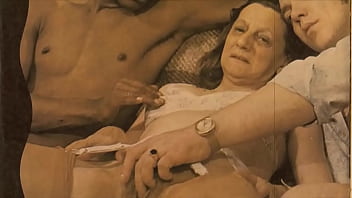 very old granny cum