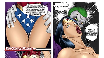 naked wonder woman cartoon