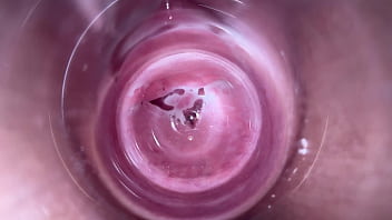 camera inside vagina showing cum