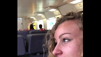 foursome sex in public train