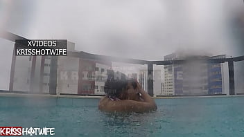 tits at the pool