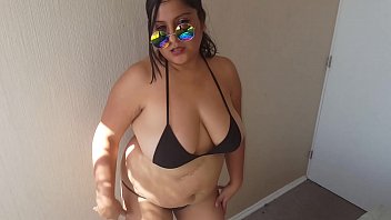 bbw in micro bikini